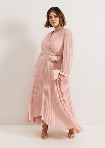 Phase Eight Isadora Pale Dress Pink USA | 4802567-GR